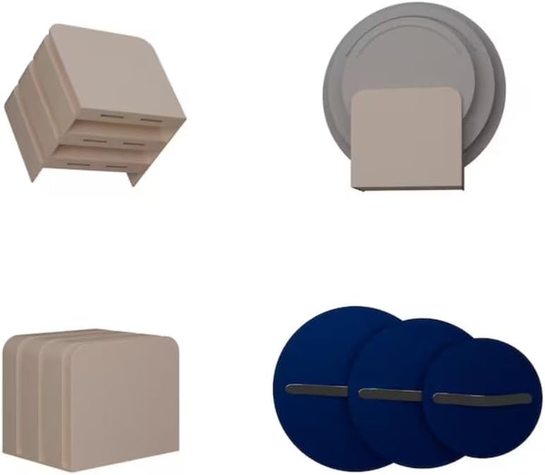 Magnetic Lid Organizer Compatible with Caraway Cookware - 3D Printed Pot Lid Holder for 8"/10.5"/12" Lids - Space Saving Kitchen Organizer - Made in USA