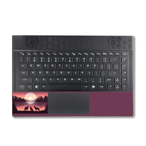 Image of MightySkins Skin Compatible with Alienware X14 R2 (2023) Full Wrap Kit - Wolf Silhouette | Protective, Durable, and Unique Vinyl Decal wrap Cover | Easy to Apply & Change Styles | Made in The USA