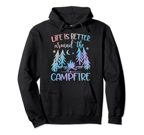 Top 5 Camping Hoodies: Reviews & Buyer’s Guide for Cozy Campers 3 Life is Better around the Campfire - Camping Quote Camp Pullover Hoodie