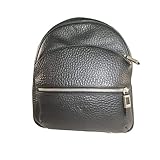 sportlicher Voi Rucksack in schwarz, doppelt gesichert durch Zipperdruckverschluss, 24,5 x 27 x 14,5 cm 2 Reißverschlusstaschen vorne und hinten Reißverschlusstasche, Innen: Reißverschluß-und Stecktasche, Schlüsselfinder, Stift-und Handytasche,