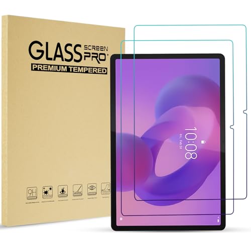 ProCase 2 Piezas Protector de Pantalla para Lenovo Idea Tab Pro 12.7 2025 /Lenovo Tab P12 12.7' 2023 /Yoga Tab Plus 12.7, Screen Protector Vidrio Templado Mica para 12.7 pulgadas Lenovo Tab P12