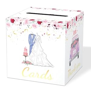 Wnink Blumenmuster Kartenbox Hochzeit