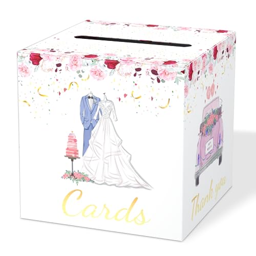 Wnink Blumenmuster Kartenbox Hochzeit