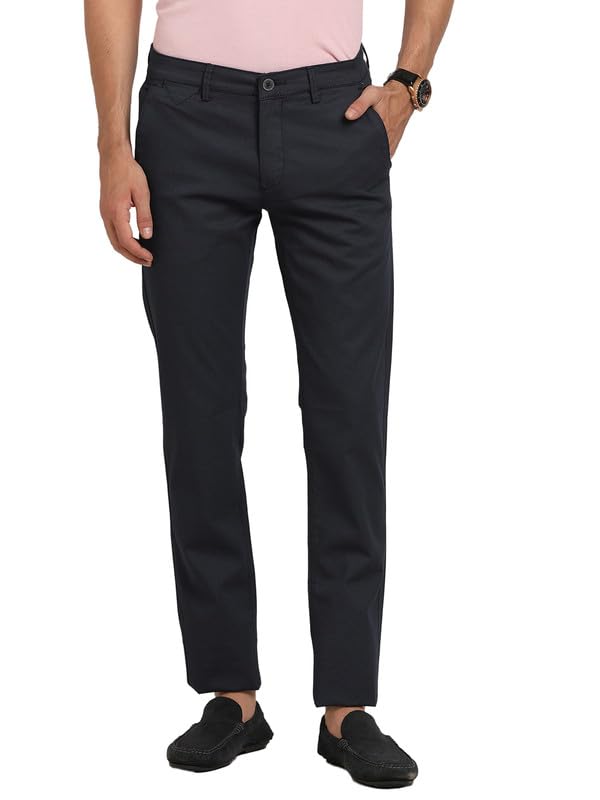 Pantalon décontracté pour homme en coton stretch idéal pour le bureau et les voyages