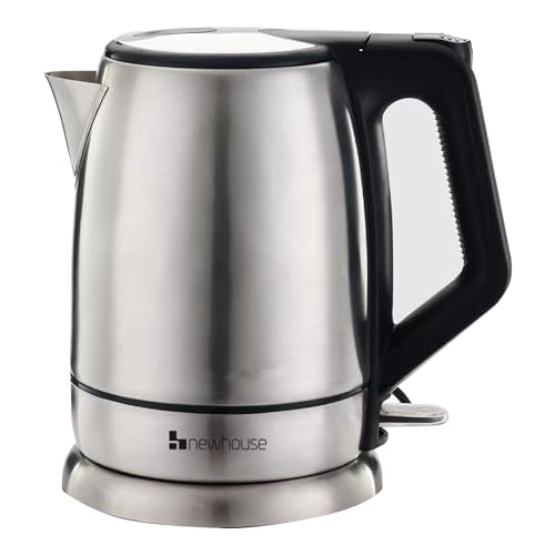 Newhouse 1200W 60-fl. oz. 1.7 L, Stainless Steel Electric Kettle NHEK-001, Electric Tea Pot for Boiling Water, Auto Shut Off Electric Tea Kettle, ETL Certified for Hospitality and Residential Use