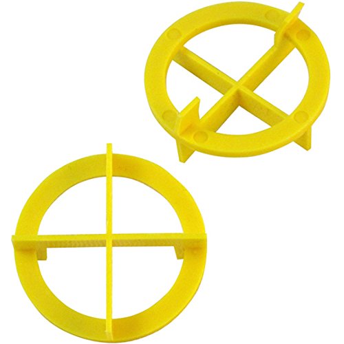 1/32" Tavy 4-Corner View Tile Spacers Box 500 pcs (yellow)