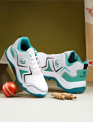 Image of PRO KVH Plus 2.0 Cricket Shoes for Men's - Fast Strap Rubber Spikes, Lightweight,Performance, Comfort, and Durability Shoe for All-Round Performance
