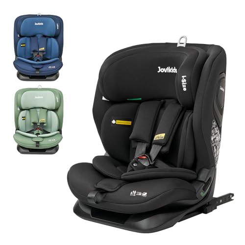Jovikids Siège auto, ECE R129 i-Size, Enfants de 76 à 150 cm, Hauteur et Inclinaison Réglables,...