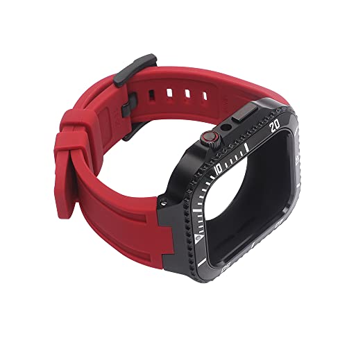 Protégez votre Apple Watch 45mm avec le kit de modification antichoc et bracelet silicone