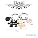 AllerPierce Partner Schlüsselanhänger mit Gravur- Für immer und ewig, 2pcs Puzzle Schlüsselanhänger Edelstahl Schlüsselbund BFF Schlüsselring Keychain Geschenk für Liebhaber Partner