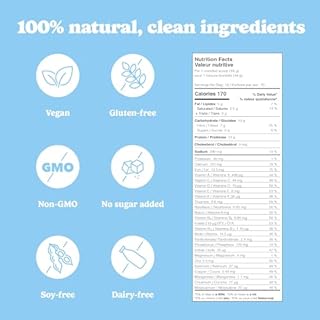 Good Protein Vegan Plant-based Protein Powder 100% Natural, Non-GMO, Dairy-free, Gluten-free, Soy-free, No Added Sugar and Nothing Artificial. Vanilla Milkshake All-in-One Shake 440 grams