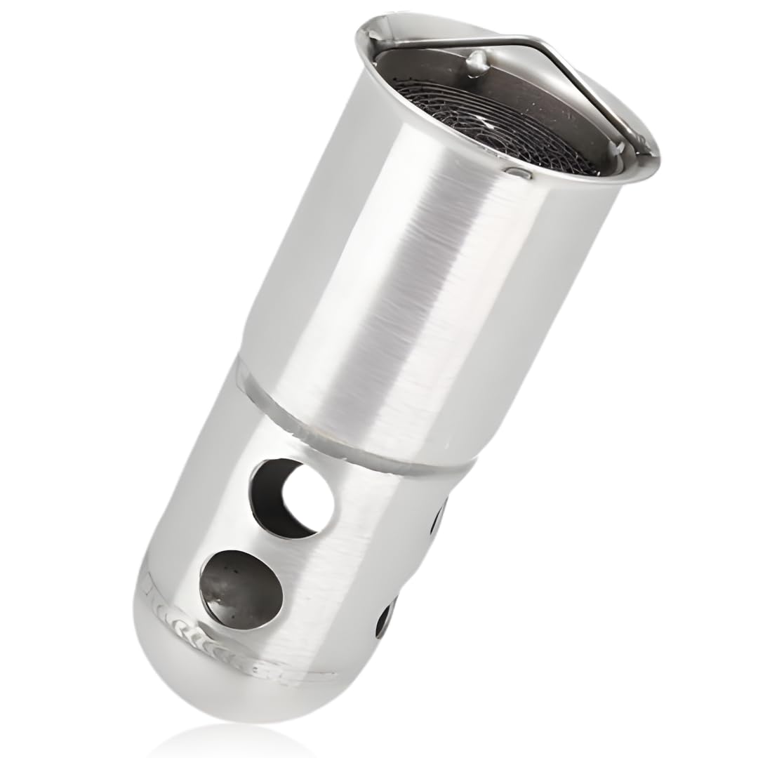 AUTOPOWERZ Universal 51mm Motorcycle Exhaust Silencer Muffler | Stainless Steel Filter Net DB Killer Insert for Noise Reduction & Performance Boost | Fits Most Bikes (FLAT TIP) (Pack of 1)-picture-11