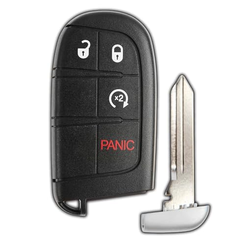 KeylessOption Keyless Entry Remote Car Smart Key Fob Starter for Dodge Journey Durango M3N-40821302