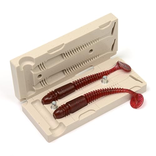 FatFish V35-2C Bait Mold Soft Plasti? Lure Making Injection Mold for Do-It Fishing Lures 3.9