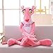 MKZHANG 55-80 cm Pantera Rosa Peluche per Bambini Peluche Bambola di Pezza Bambino Bambini Bambino Cotone Rosa Giocattolo Regalo-55 cm