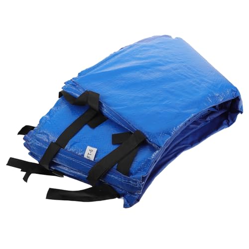 POPETPOP Cubierta Protectora Lateral de PVC Azul Cojín de Borde para Seguridad Infantil y Protección contra Golpes en Camas Elásticas