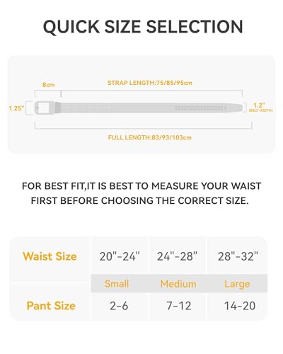 Image of Chaoren Leather Ratchet Belt 2 Pack Dress with Click Sliding Buckle 1 3 /8 inch in Gift Set Box - Adjustable Trim to Fit
