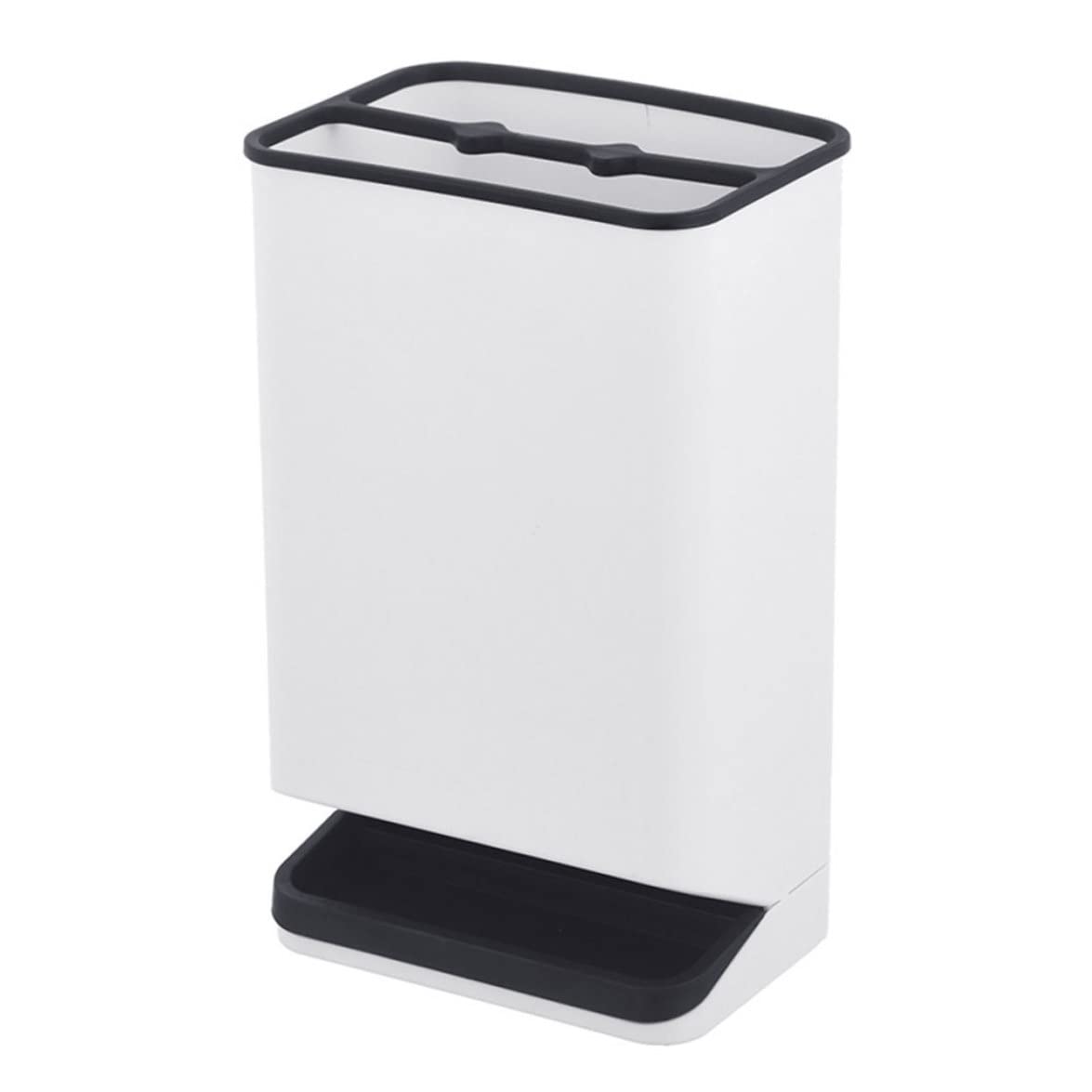 BudstfeeUmbrella Stand Rack with Drip Tray Plastic Umbrella Holder Indoor Storage Bin Umbrella Standing Organizer for Long Short 6 Umbrellas Storage, Home and Garden