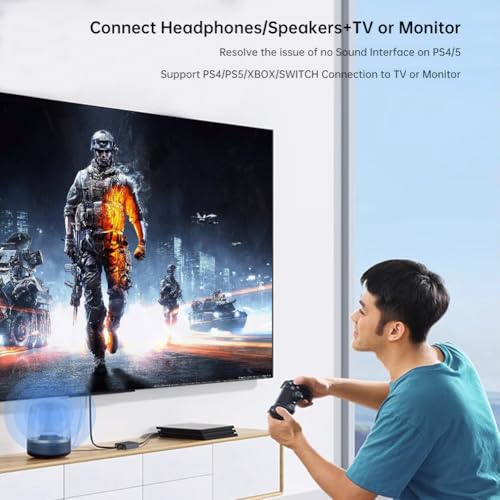Extractor de audio HDMI 4K para conectar tu Fire Stick y consolas a altavoces externos 6