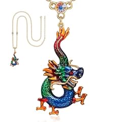 Blue Dragon Necklace