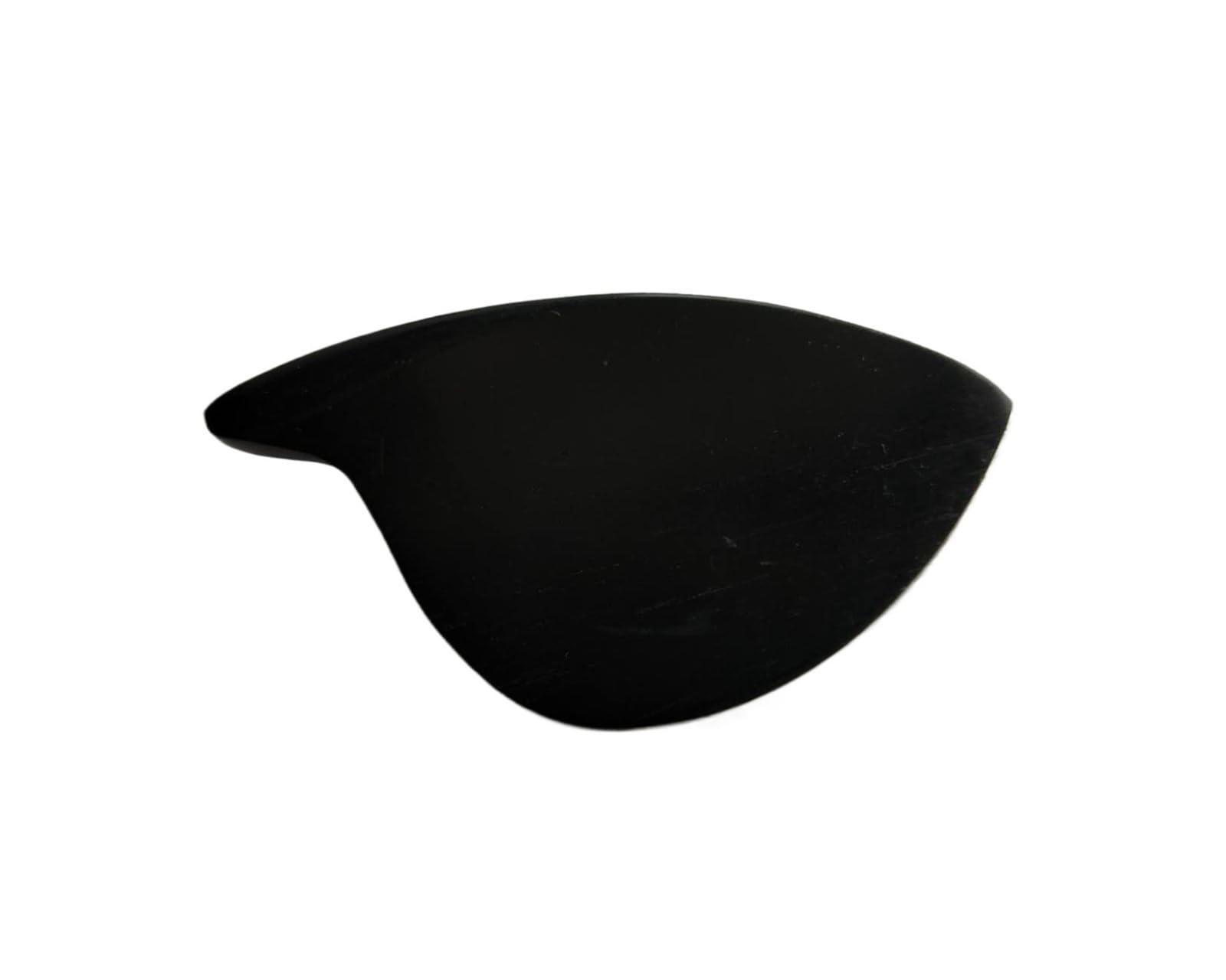 Mentonnière for violon en ébène noir, 10 pièces, 4/4, sans trous percés