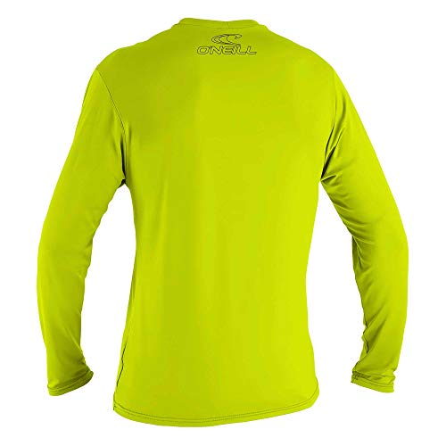O' Neill Unisex-Youth Basic Skins 50+ Long Sleeve Sun Shirt, Lime, 8 #TOP1