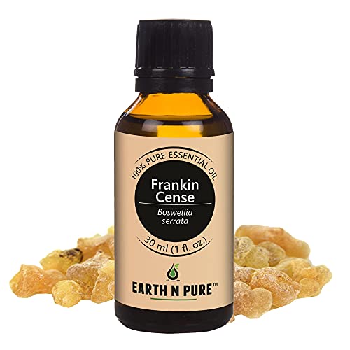 Image of Earth N Pure Frankincense Essential Oil (Loban Oil) Undiluted, Natural and Therapeutic Grade 30 ml