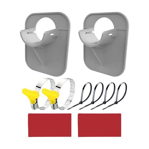Puerta de manguera de piscina - juego de soportes para manguera de piscina | Soporte anti-SAG con diseño de marco estable | Puerta anti-torceduras para piscinas elevadas