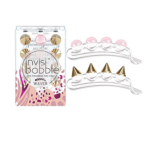 INVISIBOBBLE Urban Safari Waver Wildlife Nightlife 3 Stk, pink, 1 count (Pack of 3)