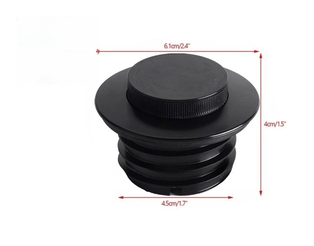 Tappo Serbatoio Carburante Coperchio Del Serbatoio Carburante A Scomparsa Con Sfiato A Filo, Avvitabile Per Touring Per Road Street Glide FLHXS FLHXST FLTRX S SE ST 2021-2023(Chrome-1)