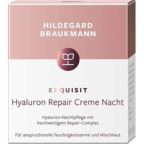 Hildegard Braukmann Pflege Professional Plus Vitamin Creme 50 ml 5 Hildegard Braukmann Exquisit Hyaluron Repair Nachtcreme, 50 ml