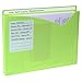 C-Line Write-On Poly File Jackets, Straight Tab, Letter Size, Assorted Colors, Pack of 25