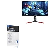 BoxWave Screen Protector Compatible With Acer Predator XB1 (XB271HU) - ClearTouch Crystal ToughShield 9H (2-Pack), Clear 9H Tough Flexible Film Screen Protector
