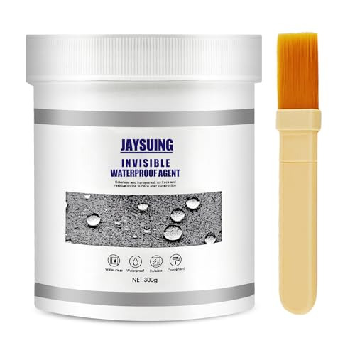 qianduoduo 300g Transparentes Wasserdichtes Beschichtungsmittel, Invisible Waterproof Agent, Wasserdichte Isolier- Dichtstoff- Emulsion für Badezimmer, Toilette, Fliesen, Wände, Dachund Außen