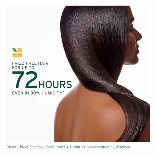Image of Biolage Smooth Proof 6-in-1 Hair Serum for Deep Smoothening and Frizzy Hair with Avocado and Grape Seed Oil for 72HR Frizz Control for Women and Men Vegan and Cruelty-Free