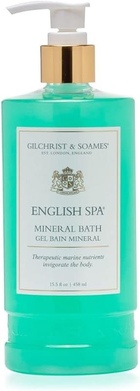 Gel de banho e sabonete líquido corporal English Spa Gilchrist & Soames, notas cítricas e herbais, 458 mL