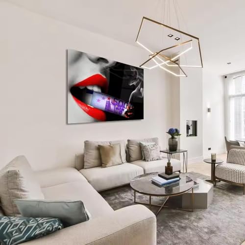 Peinture art mural lèvres sexy affiches colorées 20x30 cm