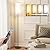 Karjoefar Floor Lamp for Living Room, Modern Standing lamp with Remote Control, Stepless Dimmable 12W Bulb & Beige Lampshade Included, Black Pole Tall Floor Lamp for Bedroom Office