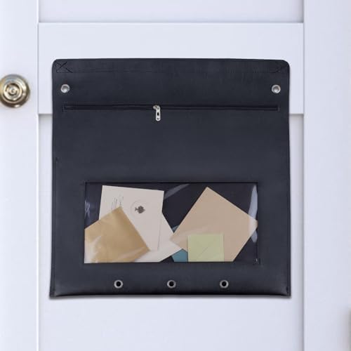 Yelsky Mail Slot Catcher, PU Leather, Alternative to Letterbox Cage