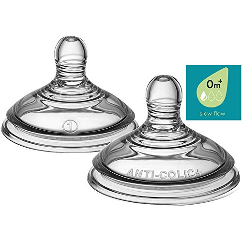 image for Tommee Tippee Anti-Colic Baby Bottles, Slow Flow Breast-Like Nipple an