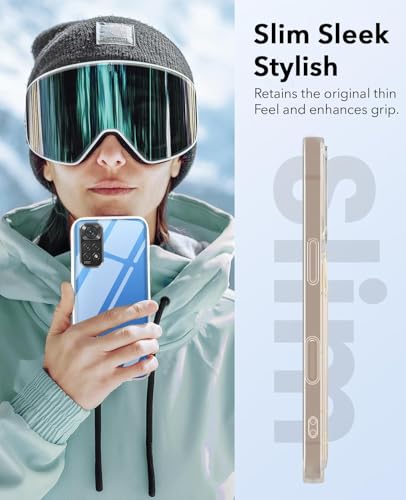 Image of XIVY Crystal Clear Hard Case Cover for Xiaomi Redmi Note 11 / Note 11s - Ultra Hybrid Transparent Shockproof Back Cover with Anti-Yellow | Camera Protective Case