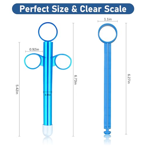 Image of 2 Pack Lube Applicator - Lube Shooter with Smooth Rounded Cap,Lube Applicator Reusable,Suitable for Men and Women Blue