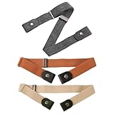 Design pratique: La ceinture sans boucle femme s'ajuste précisément à votre taille sans exercer de pression sur le ventre. Les bandes métalliques renforcées garantissent une fixation sécurisée, et la longueur peut être personnalisée pour un ajustement parfait