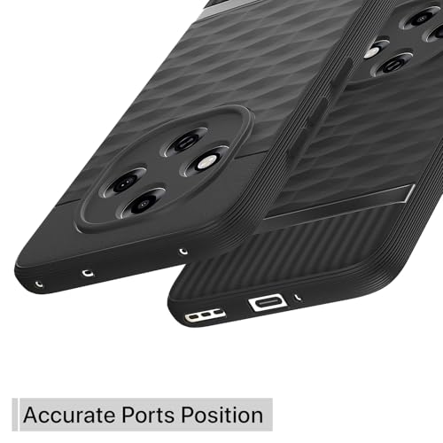 Image of Outlouders Back Cover for Oppo F31 Pro 5G | Full Camera Protection | TPU Soft Flexible Shockproof Bumper Case (Black)
