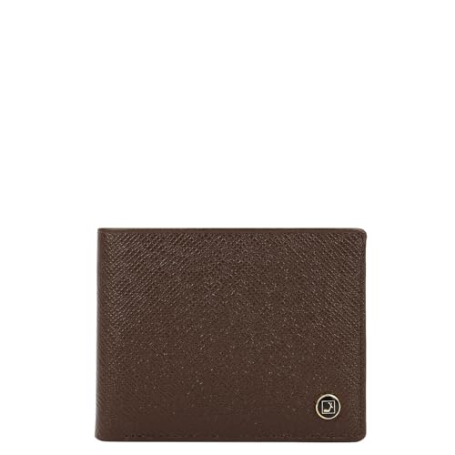 Image of Da Milano RFID Protected Leather Wallet for Men with Card Slot - Brown (0693OL)