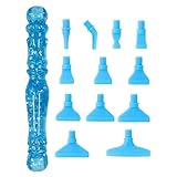 Diamantkunst Malerei Stifte Sets, Glitzernde Diamond Art Pen Werkzeuge Zubehör mit 12 Spitzen, 5D Handgefertigte Malerei Bohrstift, für DIY Bastelarbeiten,Komfortgriff und Schnellere Bohrung