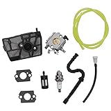 Yolispa Carburetor Air Filter Sparking Plug Kit Chainsaw Accessory for Stihl HU-40D 028 028AV