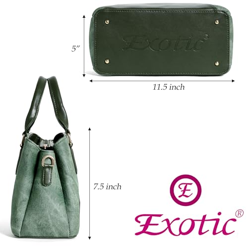 Image of EXOTIC Three section Denim Design, Multipurpose handbag with Shoulder Strap