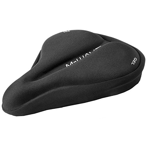 M-Wave Anatomic Gel Saddle Cover for Cruiser/Exerciser Bikes, Black