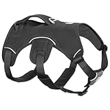 RUFFWEAR - Web Master, Multi-Use Support Dog Harness, Hiking and Trail Running, Service and Working, Everyday Wear, Twilight Gray, Medium